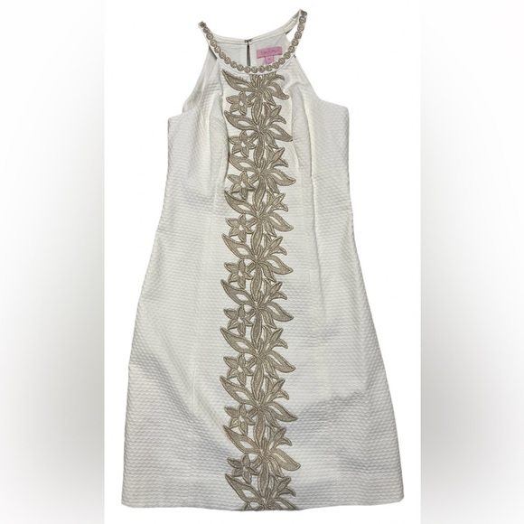 LILLY PULITZER SLEEVELESS HALTER DRESS🌹 - Picture 2 of 6